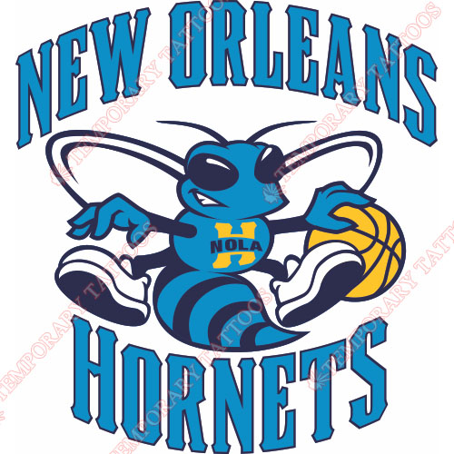 New Orleans Hornets Customize Temporary Tattoos Stickers NO.1106